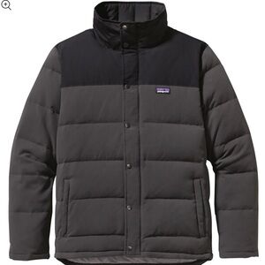 PATAGONIA Men’s Bivy Down Black and Gray Puffer Jacket- NWT XL